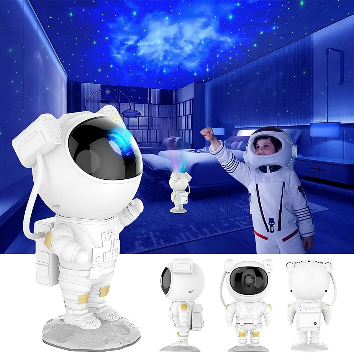 Astronaut Projector Retoo SmartHome Projectors Lamp Decoration Galaxy Star LED Nebula Night Lamp Starry Sky